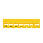 Memocab Планка маркировочная 2.3мм цифры (4) черное/желтое (600шт)