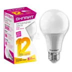                  Лампа светодиодная LED 12вт E27 теплый
               