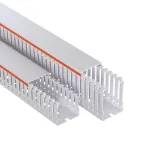 Короб перфорированный RLHF6 100x80, без галогенов, светло-серый