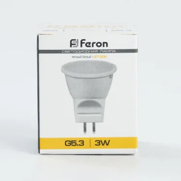Лампа светодиодная LED 3вт 230в G5.3 MR11 теплый