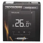 Терморегулятор электронный Теплолюкс Pontus wi-fi черный Space