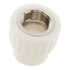 Муфта комбинированная 20x3/4' ВР полипропиленовая PPR белая