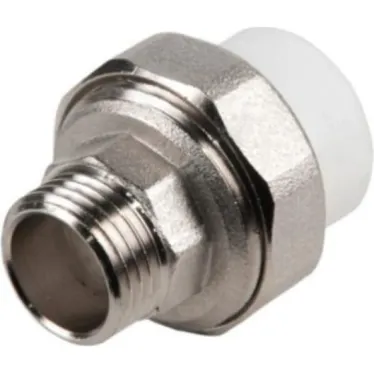 Муфта разъемная 32x1' НР полипропиленовая PPR белая