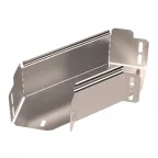 Угол горизонтальный 90 градусов Стандарт INOX (AISI 409) 100х80 | PR16.3555 | Промрукав