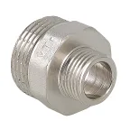                  Ниппель НН 1/2'х3/8' переходной, никелированный
               