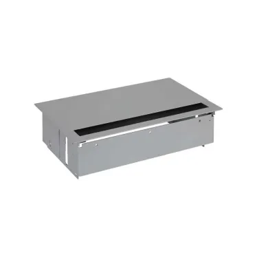 Врезной x5 розеточный блок, щетка, 4x2P+E, 2хRJ45, алюминий, S400 | 44504020-133 | Simon