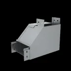 Угол верт. внутр. R 80х100 мм с разворотом трассы на 90 гр. "ПЛЮС" INOX304 | NLPDplus90-80-100-R INOX304 | КМ - профиль