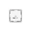 Механизм розетки USB-A+С, белый Эпика EKF