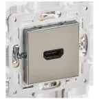                  SKANDY Розетка HDMI SK-H01N никель IEK
               