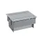 Simon S400 Двухсторонний Врезной розеточный блок с крышкой и мет. вводом, 2x2P+E, 6 пустых модулей, алюмин,S400 | 47401000-133 | Simon