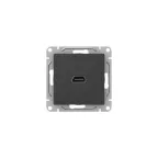 Эпика Механизм розетки HDMI черный EKF