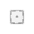 Эпика Механизм розетки RJ45 (cat5) белый EKF