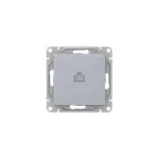 Эпика Механизм розетки RJ45 (cat5) алюминий EKF