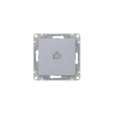 Эпика Механизм розетки RJ45 (cat5) алюминий EKF