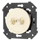                  Выключатель 2-кл., пластик, цвет Слоновая кость матовый (тумблерный)
               