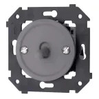                  Выключатель 1-кл. проходной, пластик, цвет Титан матовый (тумблерный)
               