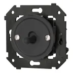                  Выключатель 1-кл., пластик, цвет Черный матовый (тумблерный)
               