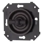                  Выключатель 1-кл. проходной с/у, Коричневый матовый
               