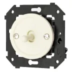                  Выключатель 1-кл., пластик, цвет Слоновая кость матовый (тумблерный)
               