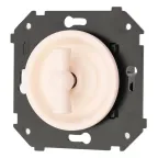                  Выключатель 1-кл. проходной с/у, Песочное золото матовый
               