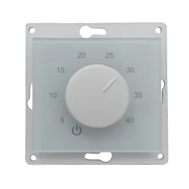 Термостат Th-HF-G-W механический под рамку Schneider Electric Glossa белый