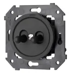                  Выключатель 2-кл., пластик, цвет Черный матовый (тумблерный)
               