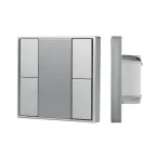                  Кнопочная панель INTELLIGENT ARLIGHT DALI-201-23-4K-D2-IN Silver (BUS, Frame) (IARL, IP20 Металл, 3 года)
               