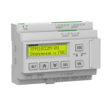 Регулятор ТРМ1032М-01.00.Р для многоконтурных систем отопления и ГВС