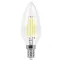 Лампа светодиодная LED 7вт Е14 теплый свеча FILAMENT диммируемая