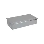 Врезной x6 розеточный блок, планка, 4x2P+E, 2xUSB з/у, 1 пустой модуль, алюминий, S400 | 45624000-133 | Simon