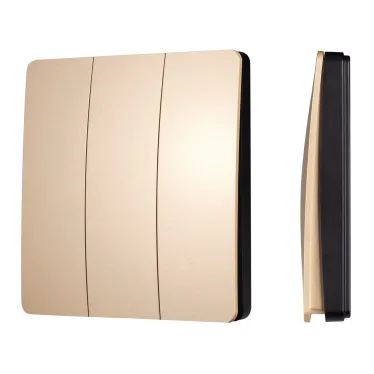 Панель управления кнопочная INTELLIGENT ARLIGHT KINETIC-801-22-3G-WP-SUF Gold (No battery, IP67, 433Mhz) (IARL, IP67 пластик, 3 года)