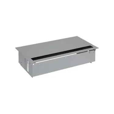 Врезной x6 розеточный блок, щетка, 2x2P+E, 2x2P+E UPS, 4хRJ45, алюминий, S400 | 44602240-133 | Simon