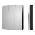                  Панель управления кнопочная INTELLIGENT ARLIGHT KINETIC-801-22-3G-WP-SUF Silver (No battery, IP67, 433Mhz) (IARL, IP67 пластик, 3 года)
               