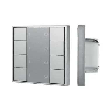 Кнопочная панель INTELLIGENT ARLIGHT DALI-201-23-4G-DIM-DT6-IN Silver (BUS, Frame) (IARL, IP20 Металл, 3 года)