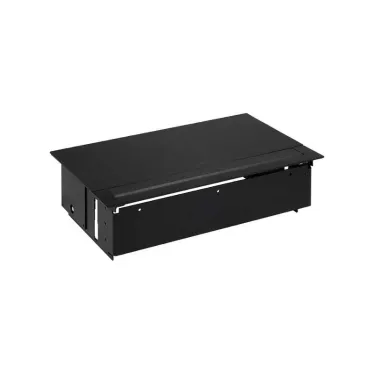 Врезной x5 розеточный блок, планка, 4x2P+E, 2хRJ45, черный, S400 | 45504020-138 | Simon