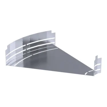 Угол горизонтальный изменяемый 0-45 градусов Стандарт INOX (AISI 316) 500х100 | PR16.3631 | Промрукав