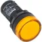 Лампа ad16-22ds led матрица d22 мм желтый 220в ac