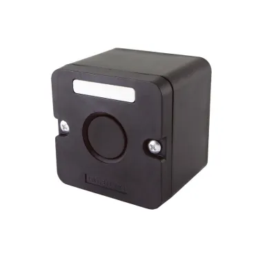 Пост кнопочный ПКЕ 222-1 черный IP54  | SQ0742-0020 | TDM