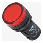Лампа ad16-22ds led матрица d22 мм красный 24в ac/dc