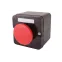 Пост кнопочный ПКЕ 222-1 красный гриб IP54  | SQ0742-0008 | TDM