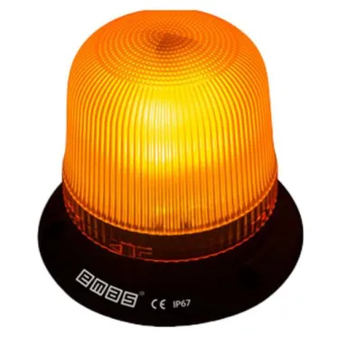 Сигнальная колонна маячкового типа, жёлтый цвет, 12-24В AC/DC, IP65
