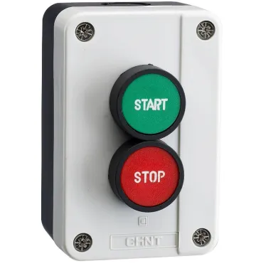 Кнопочный пост NP2-B215, 1НО+1НЗ (R) | 573940 | CHINT