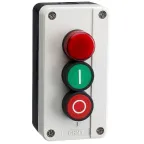 Кнопочный пост NP2-B363, 3 кнопками 1НО+1НЗ (R) | 575580 | CHINT