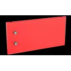 Дверь внешняя секционная В-750 Ш-400 RAL3020 RAM power