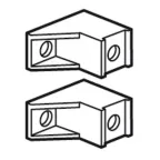 Суппорт для клеммников IP 2X (2) - для шкафов XL3 160 | 020050 | Legrand
