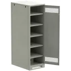 Шкаф LINEA B (пустой) 2000х600х950мм металлическая дверь серый