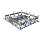                  Основание Cubo P 300 x 400 мм, 4 открытые стенки, PC, IP65
               