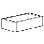 Цоколь XL3 800 - для шкафов и щитов IP 43 высотой 660 мм | 020410 | Legrand