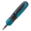 Отвертка-реверс + механизм SmartPush + биты, 12 пред., PH + SL + Torx, S2, 2к рукоятка