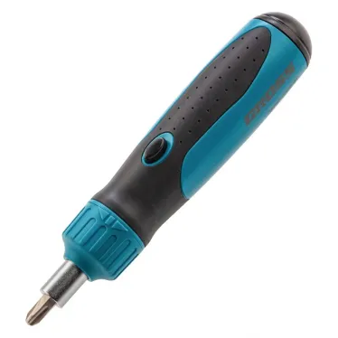 Отвертка-реверс + механизм SmartPush + биты, 12 пред., PH + SL + Torx, S2, 2к рукоятка